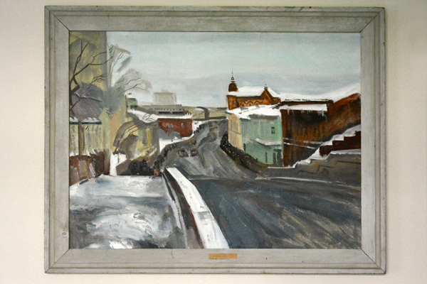 Картина В.В.Пославского «Оттепель», 1983 г., холст, масло, 60Х80