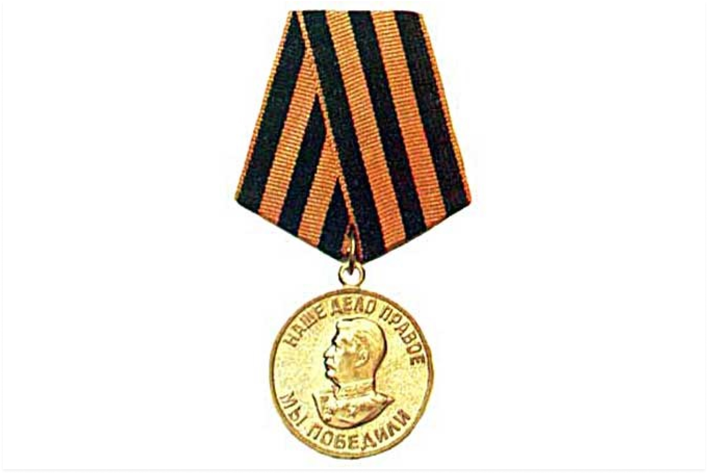 Медаль «За победу над Германией», которой Н.Н. Яненко был награжден в 1945 г.